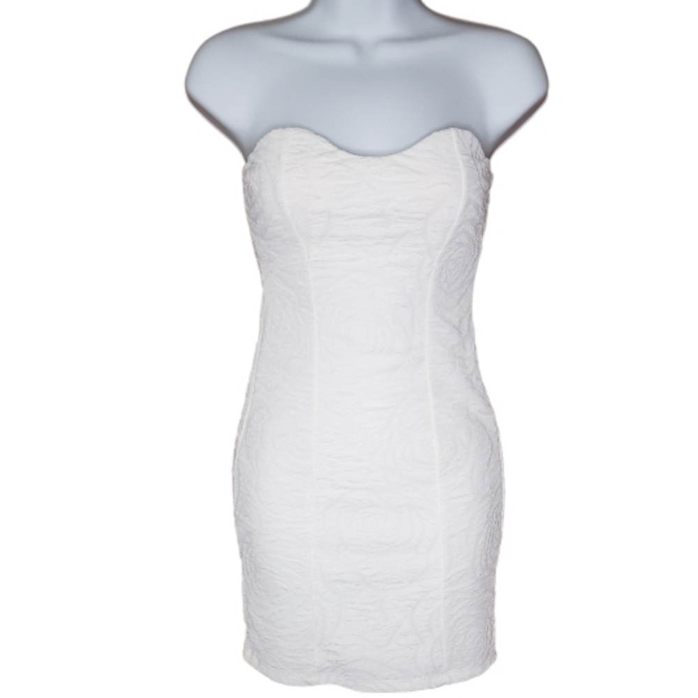 2B BEBE - OFF WHITE DRESS - XS - LN
